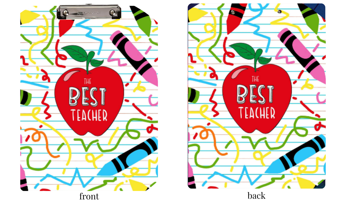 Best Teacher Clipboard
