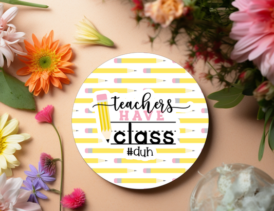 Teacher Vibes Coasters