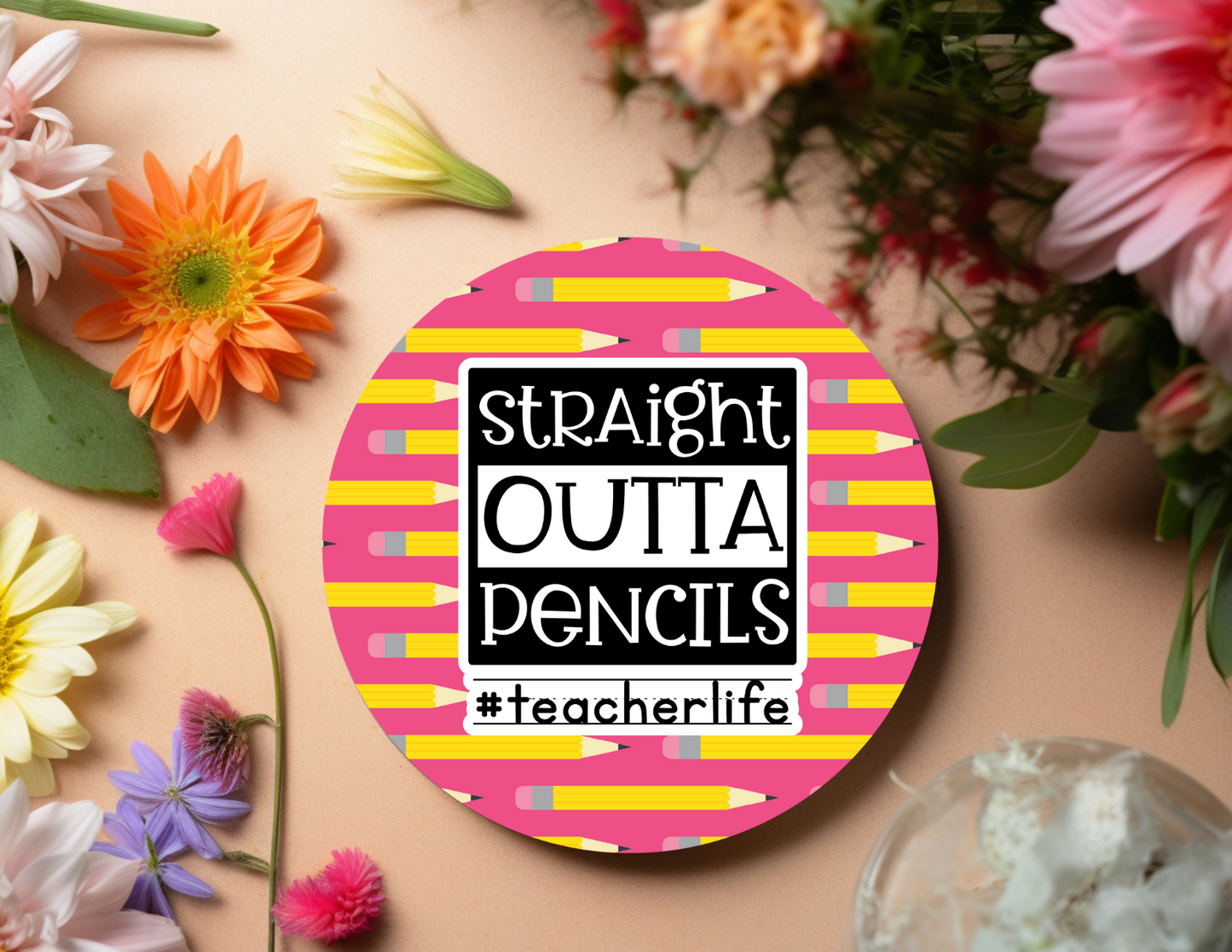 Teacher Vibes Coasters