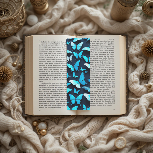 Blue Butterfly Bookmark