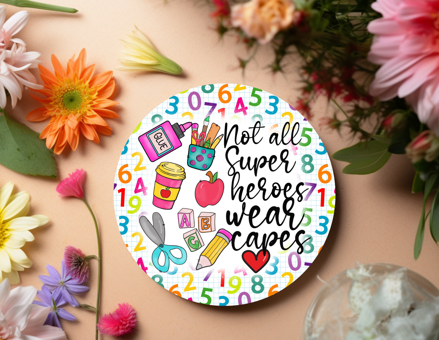 Teachers Superpower Coasters