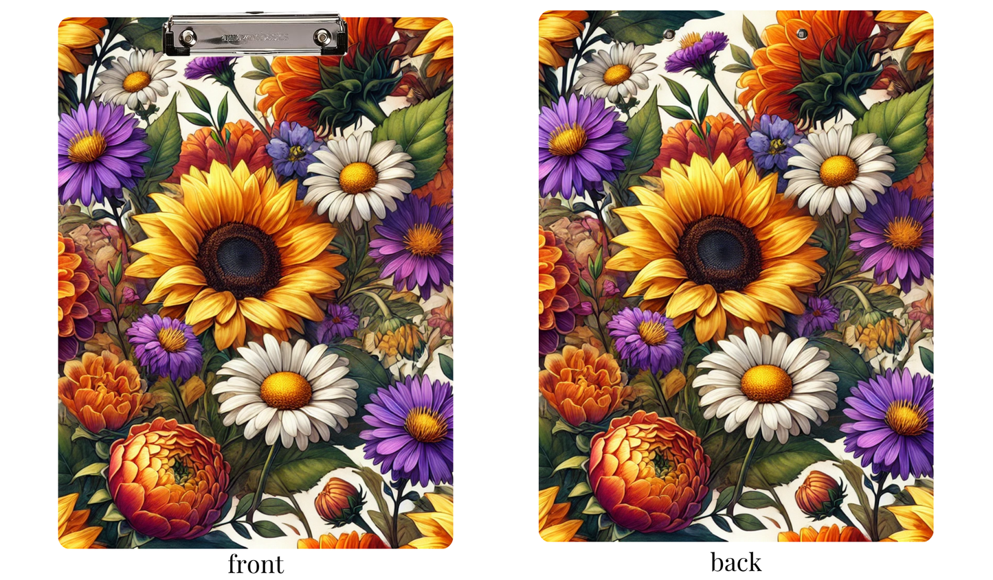 Flowers Clipboard