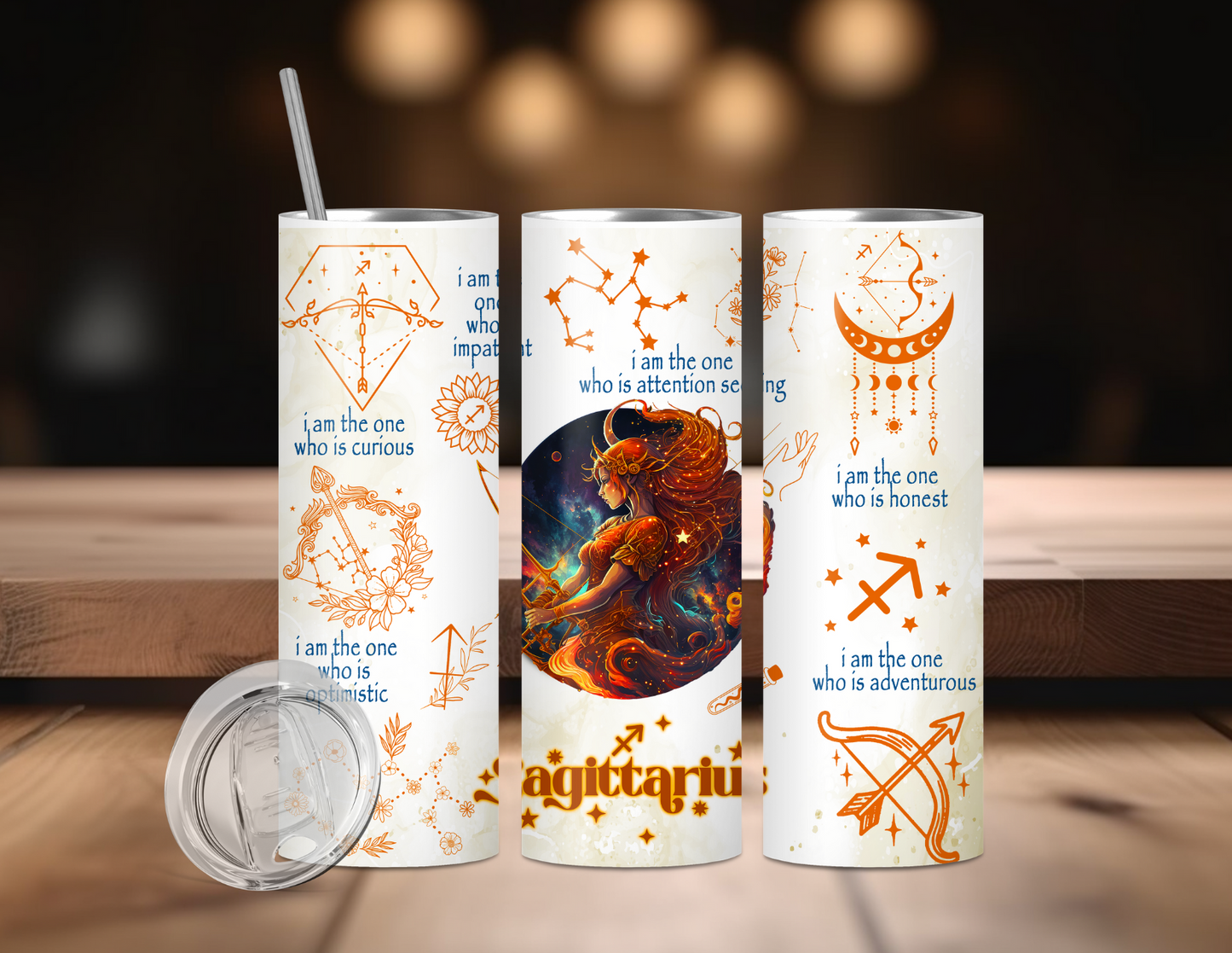SAGITTARIUS ZODIAC TUMBLER