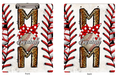 Baseball Mom Clipboard
