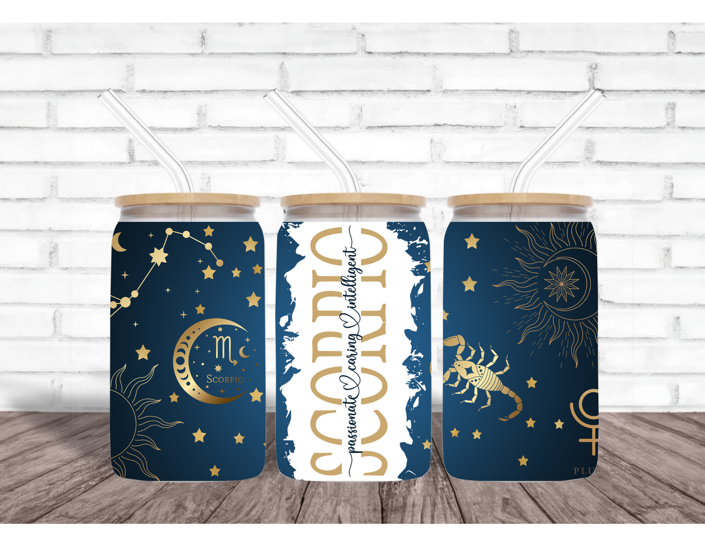 Scorpio Glass Cup