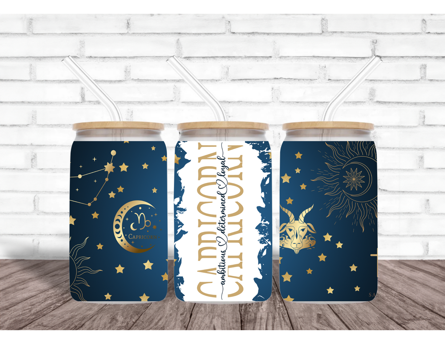 Capricorn Glass Cup