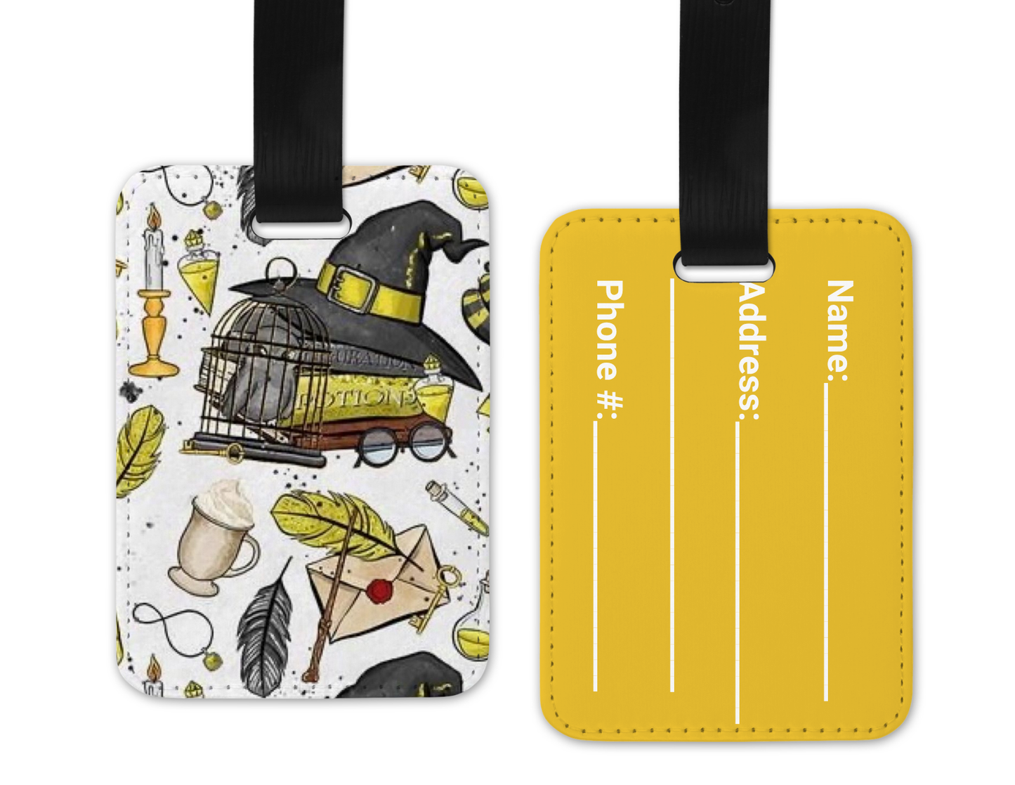 Hufflepuff Luggage Tags