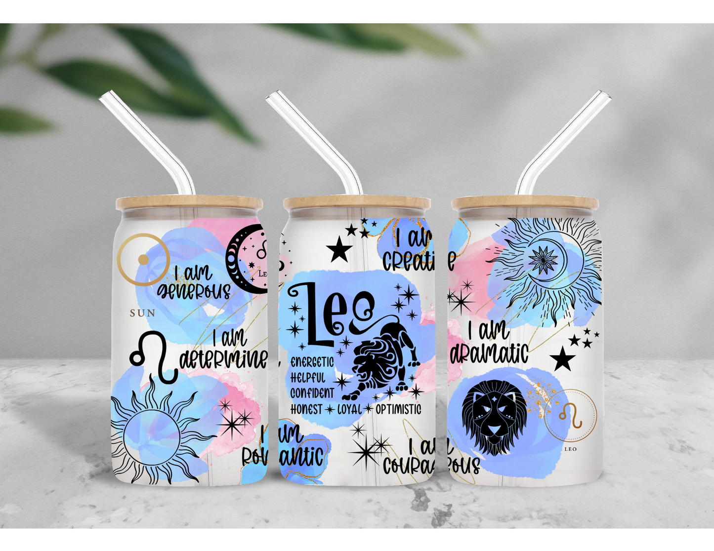 Leo Glass Cup