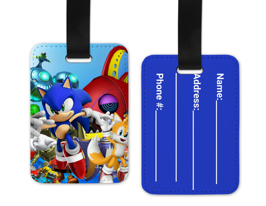 Sonic Luggage Tags