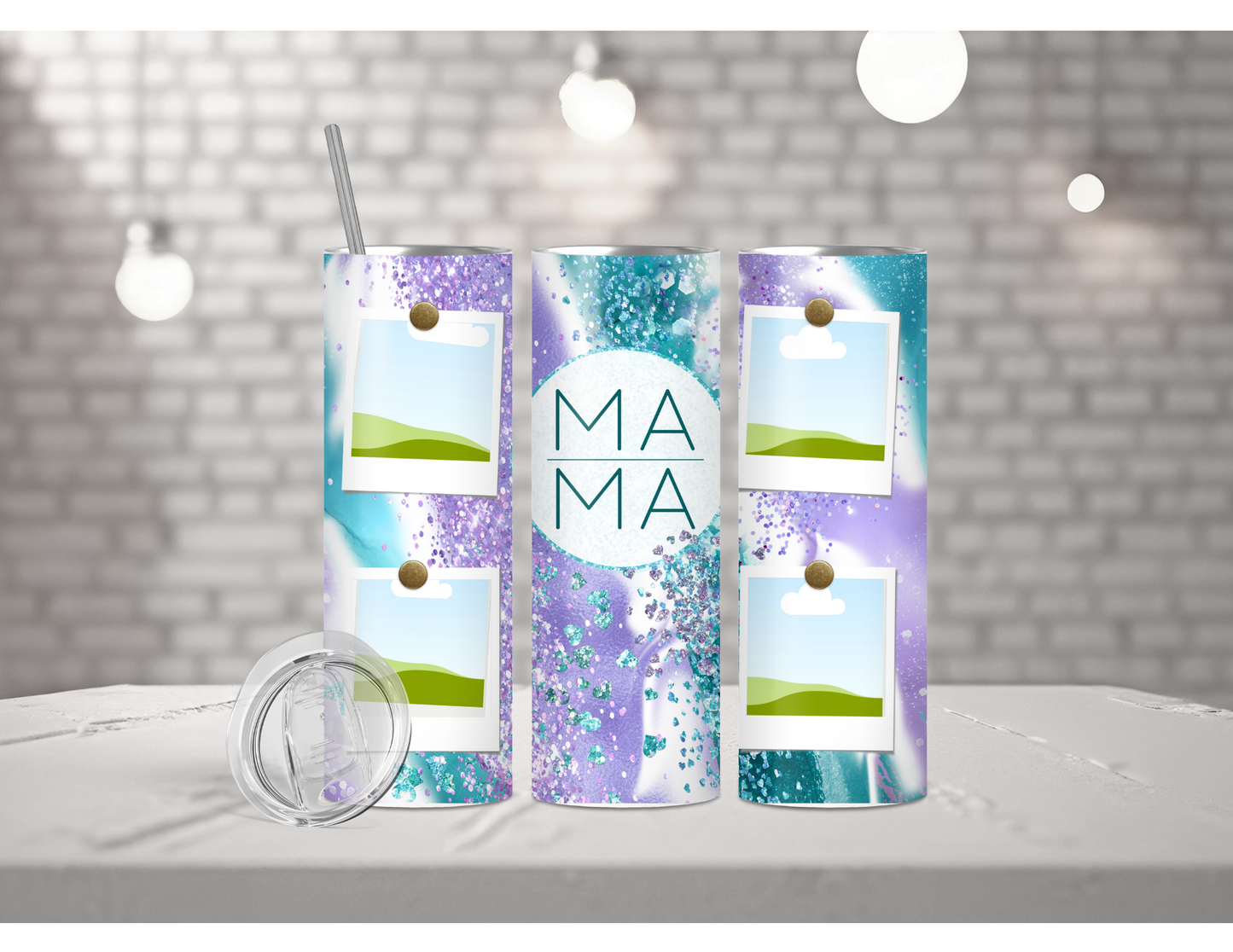 MAMA PERSONALIZED PHOTO TUMBLER