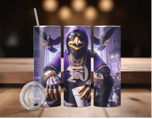 DOUBLE CUP BALTIMORE RAVEN TUMBLER