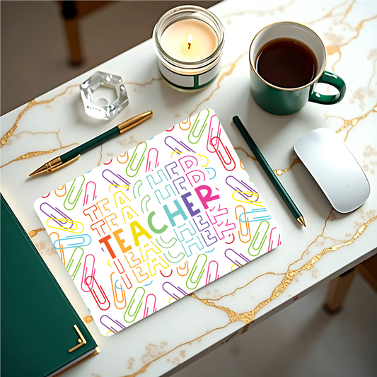 Teacher Paperclips Mouse Pad