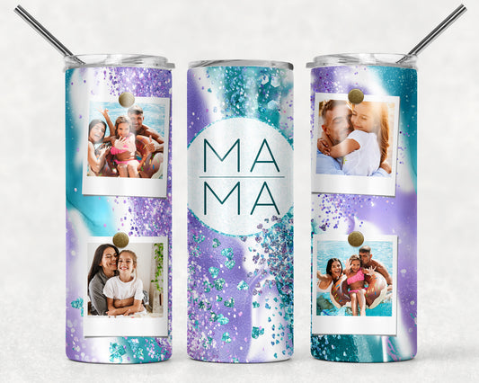 MAMA PERSONALIZED PHOTO TUMBLER