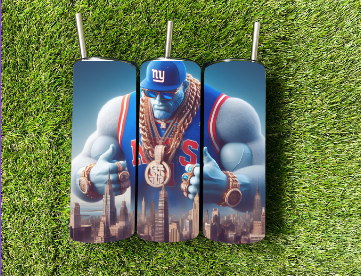 NEW YORK GIANTS RAPPER TUMBLER