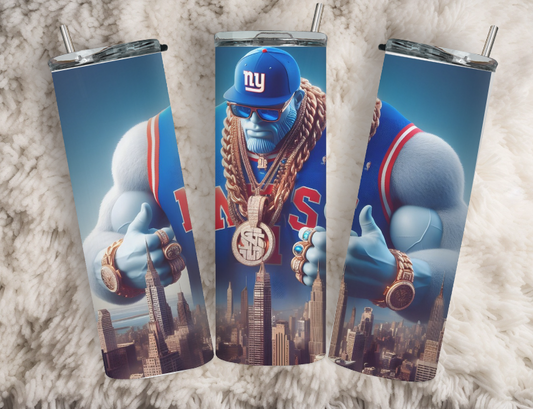 NEW YORK GIANTS RAPPER TUMBLER