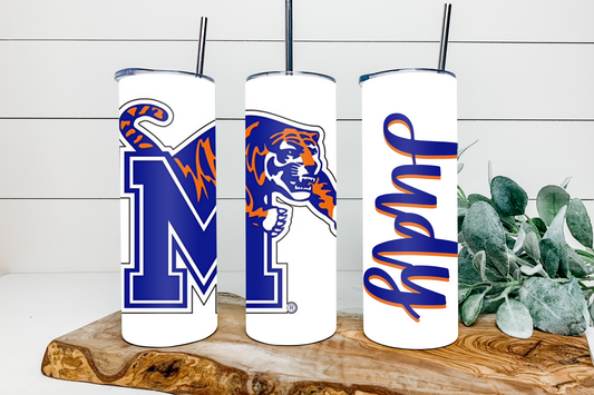 MEMPHIS TIGERS SKINNY TUMBLERS