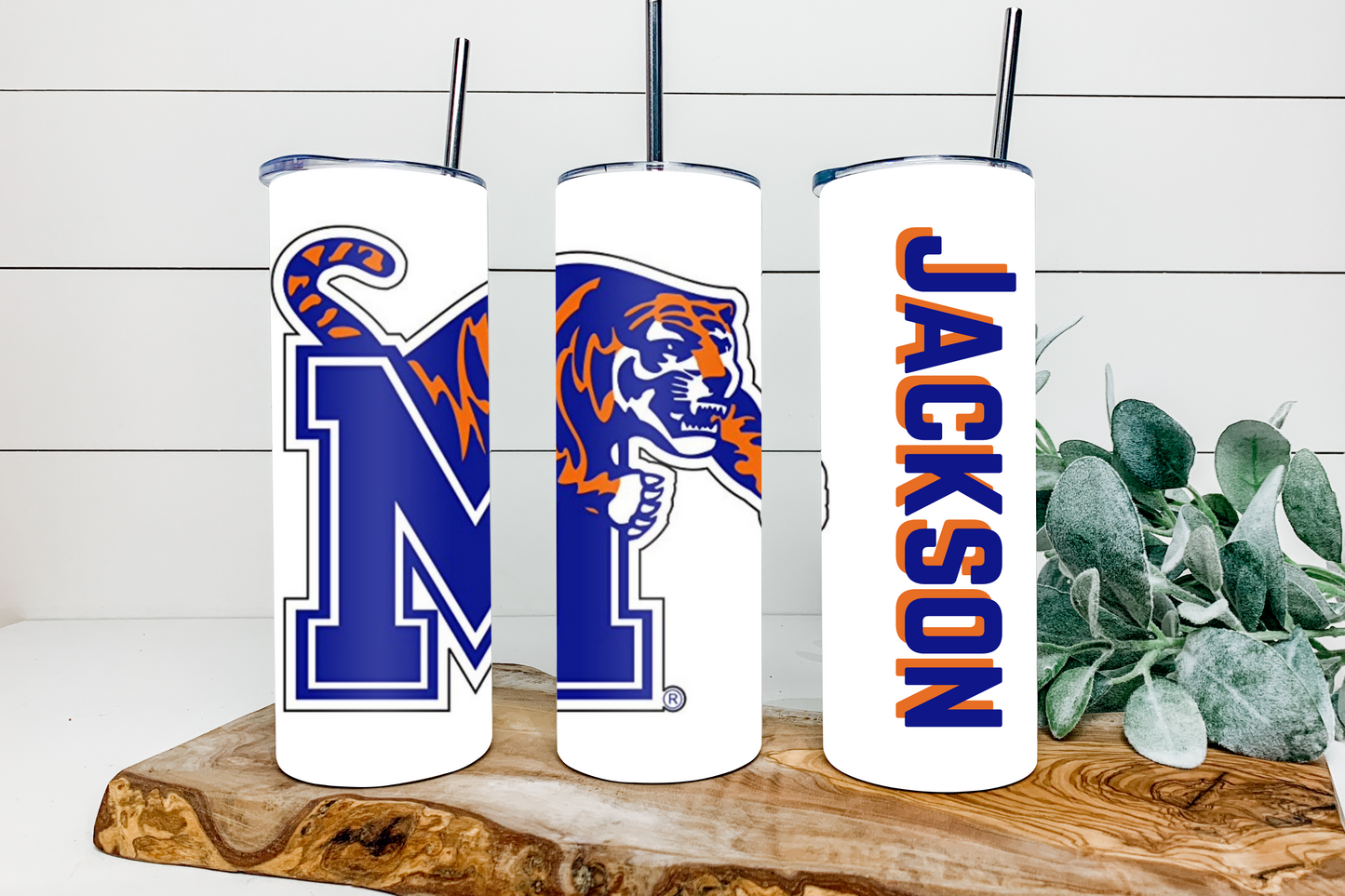 MEMPHIS TIGERS SKINNY TUMBLERS