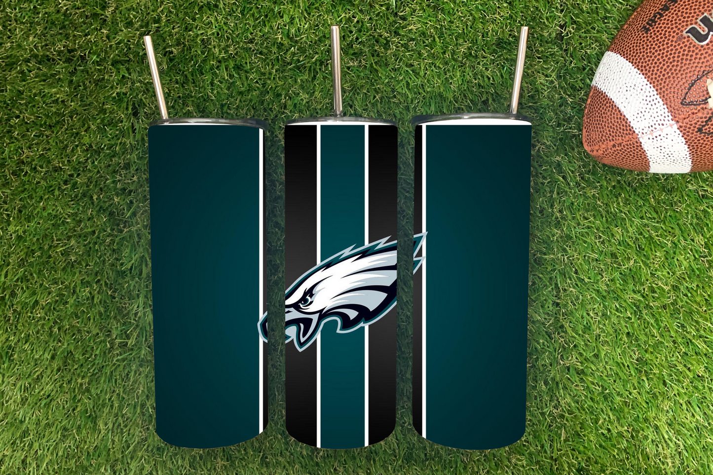 PHILADELPHIA EAGLES SKINNY TUMBLER