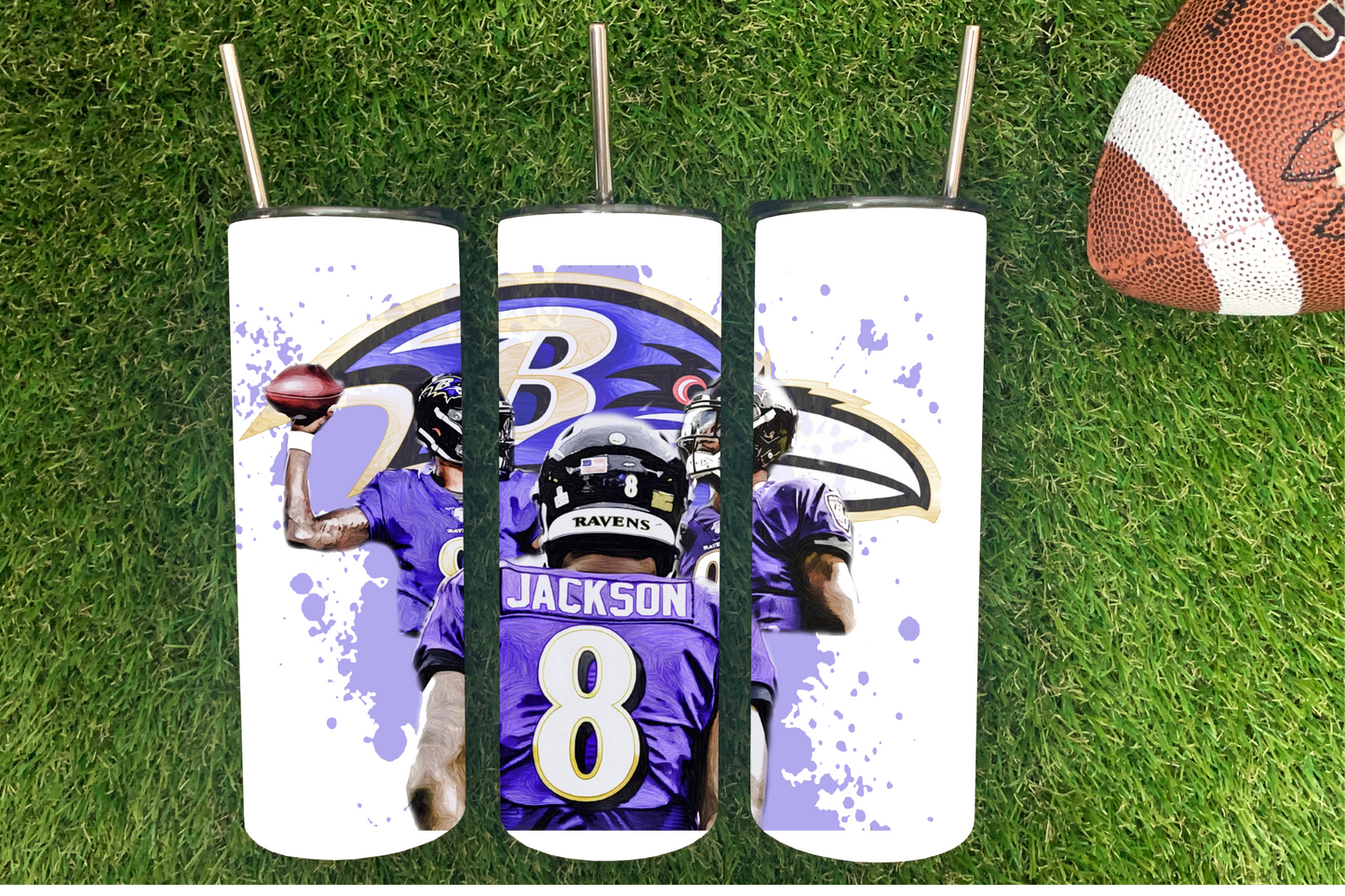 BALTIMORE RAVENS JACKSON SKINNY TUMBLER
