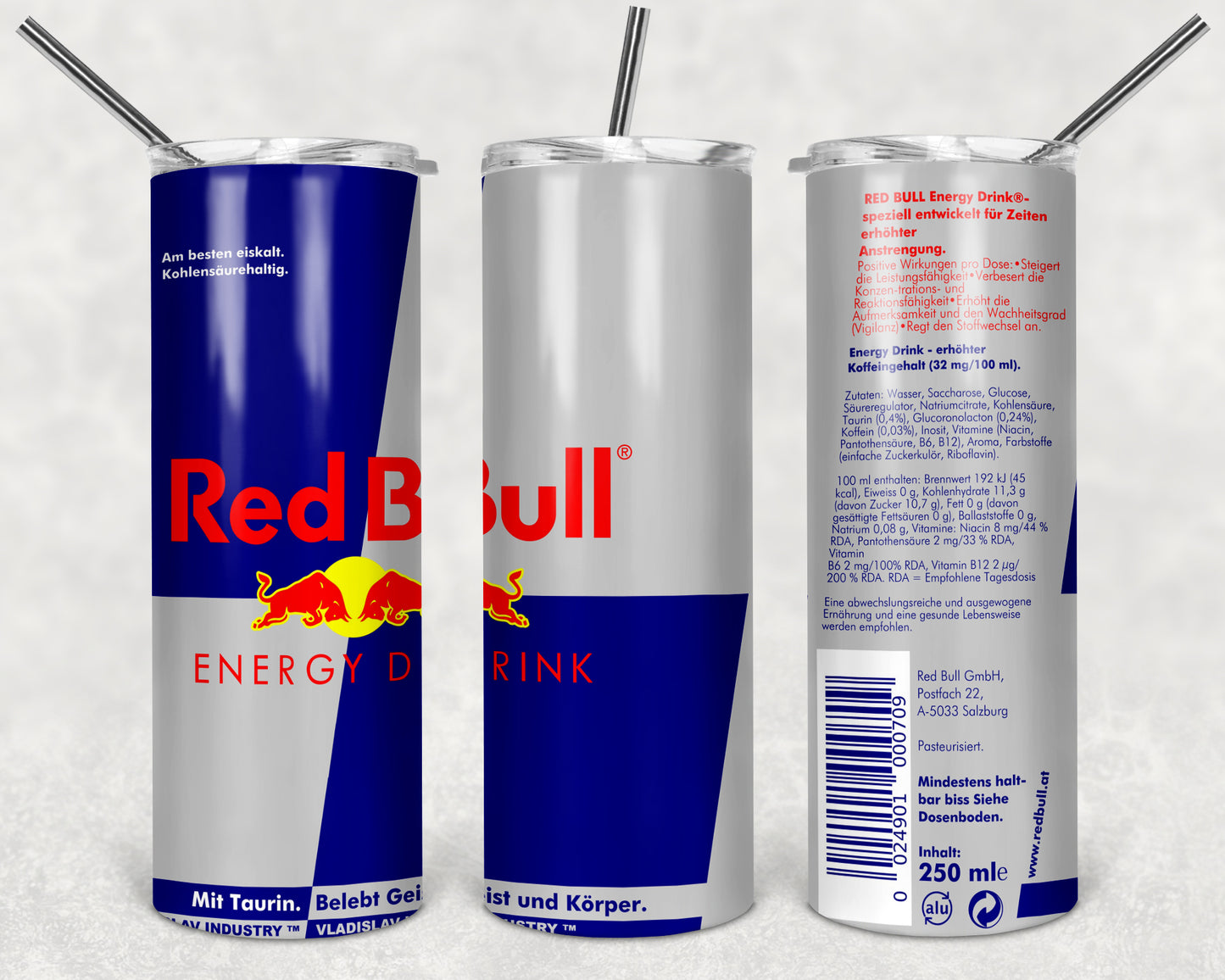 REDBULL SKINNY TUMBLER (5 STYLES)