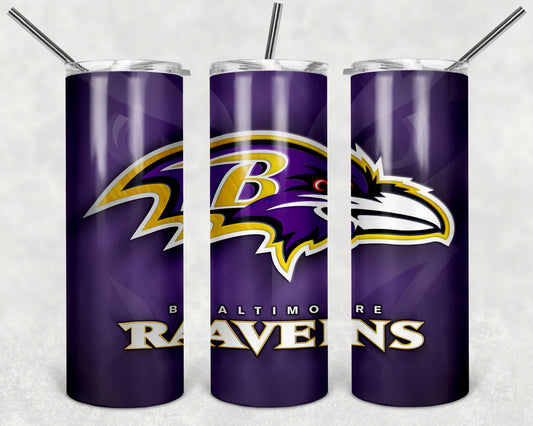 BALTIMORE RAVENS SKINNY TUMBLER