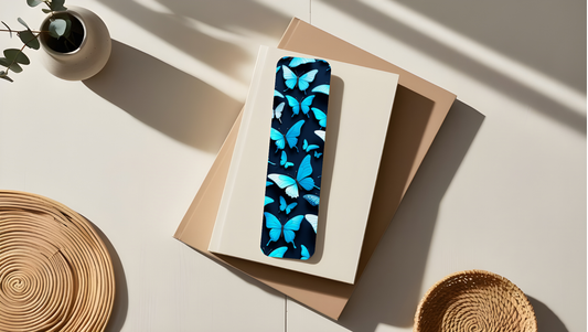 Blue Butterfly Bookmark