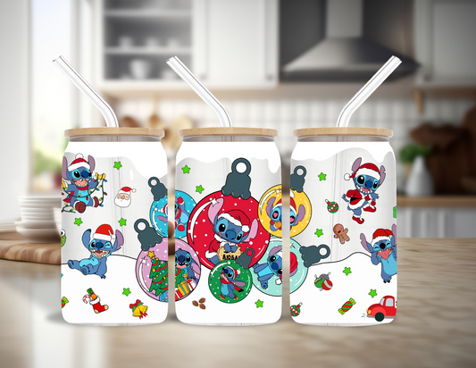 Christmas Ornaments Glass Cup