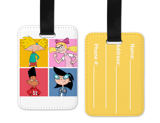 Hey Arnold Luggage Tag