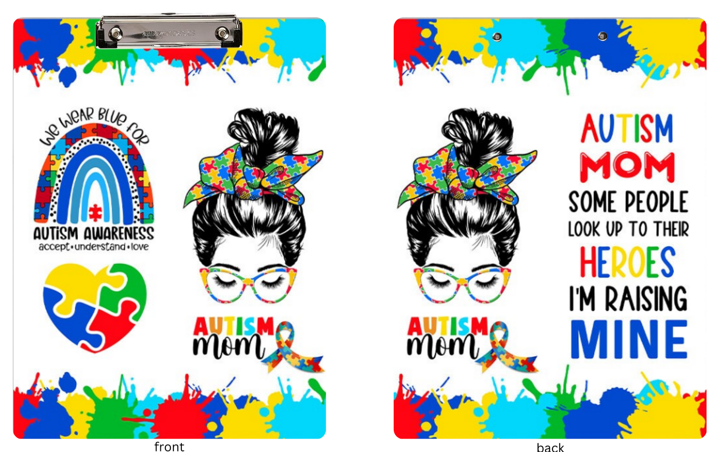 Autism Mom Clipboards