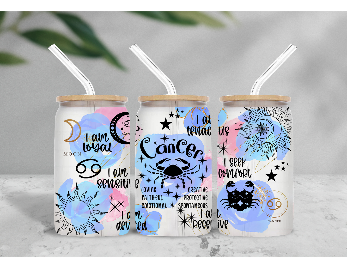 Cancer Glass Cup