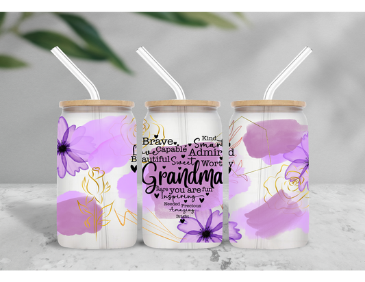 Grandma Glass Cup