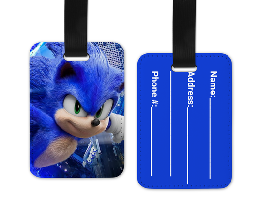 Sonic Luggage Tags