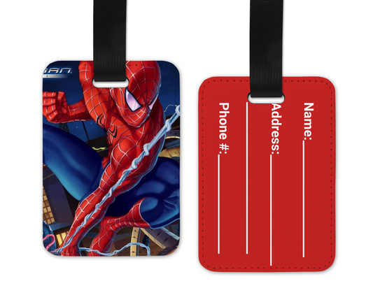 Spiderman Luggage Tag