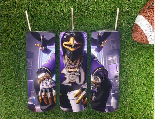 DOUBLE CUP BALTIMORE RAVEN TUMBLER