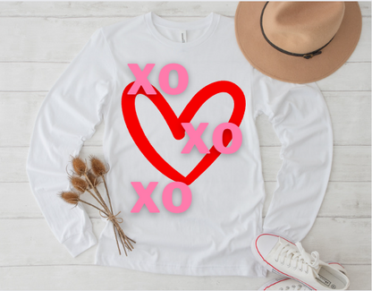 Heart  Long Shirt (PUFFY)