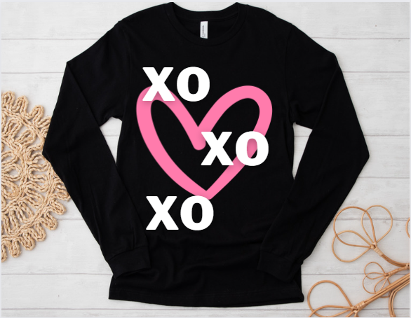 Heart  Long Shirt (PUFFY)
