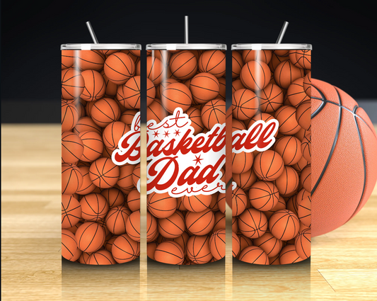 BASKETBALL DAD TUMBLER