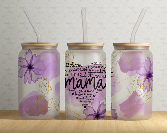 MAMA Glass Cup