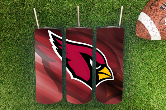 ARIZONA CARDINALS  SKINNY TUMBLER