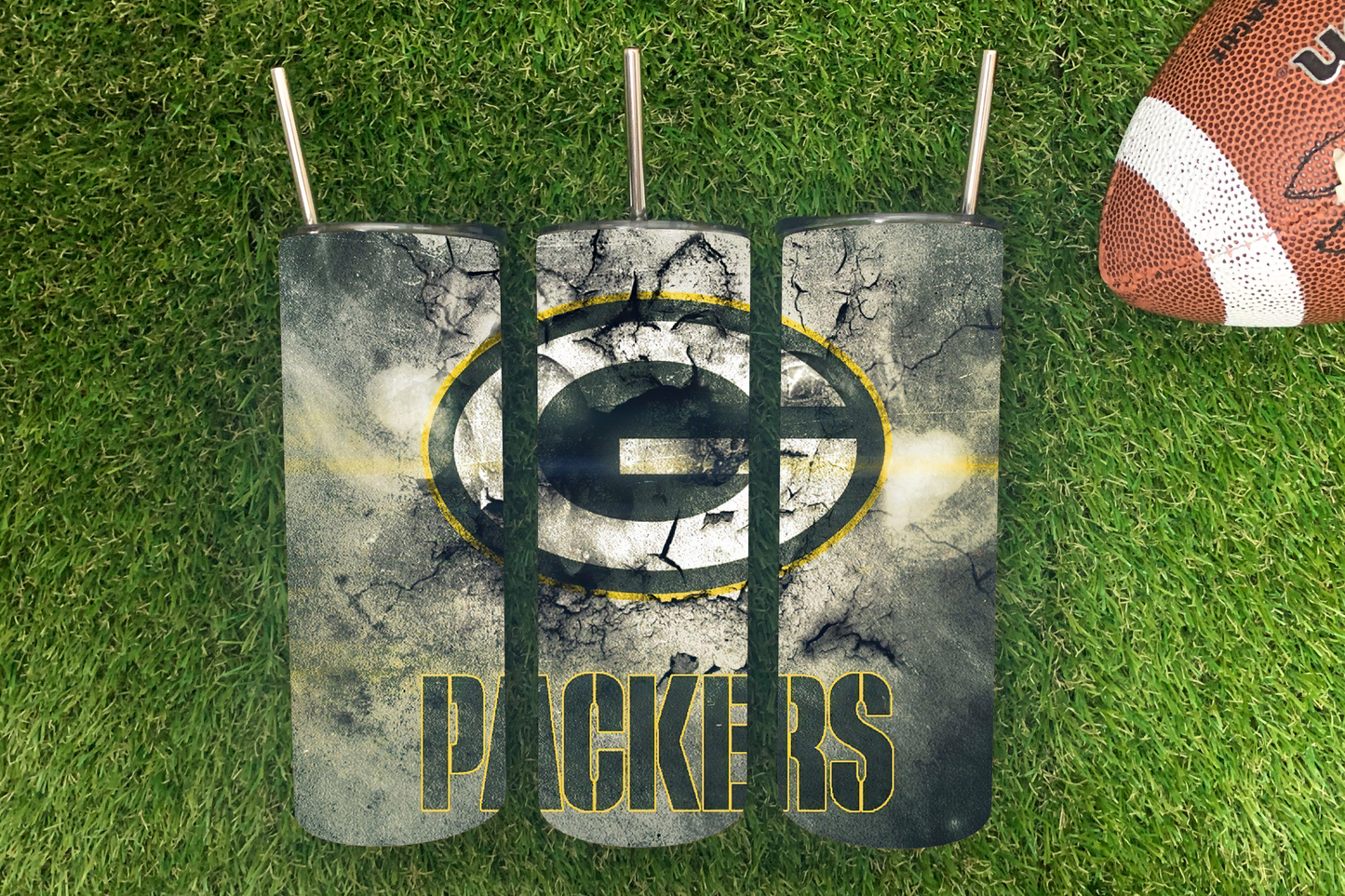 GREEN BAY PACKERS SKINNY TUMBLER