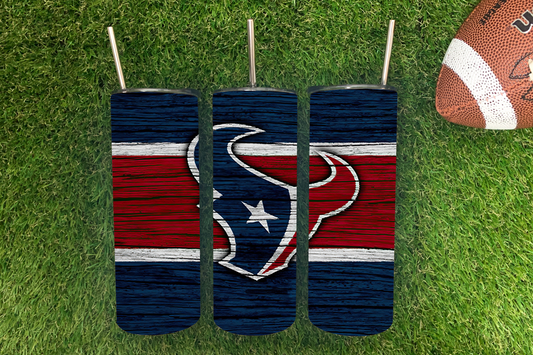 HOUSTON TEXANS SKINNY TUMBLER