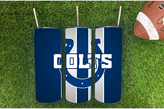 INDIANAPOLIS COLTS SKINNY TUMBLER