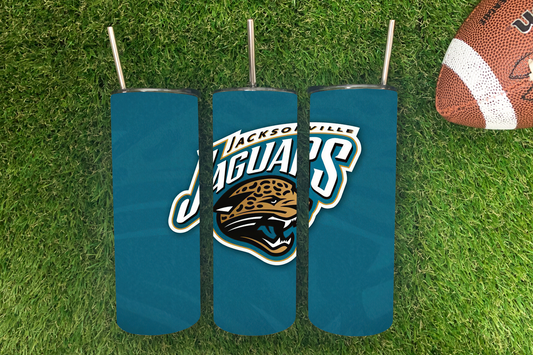 JACKSONVILLE JAGUARS SKINNY TUMBLER