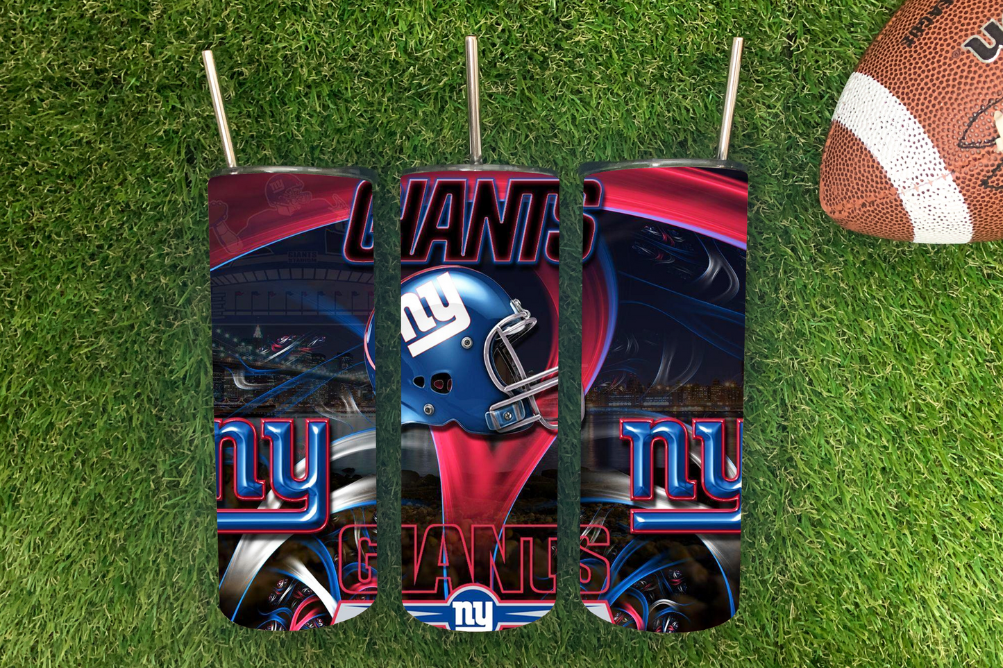NEW YORK GIANTS SKINNY TUMBLER