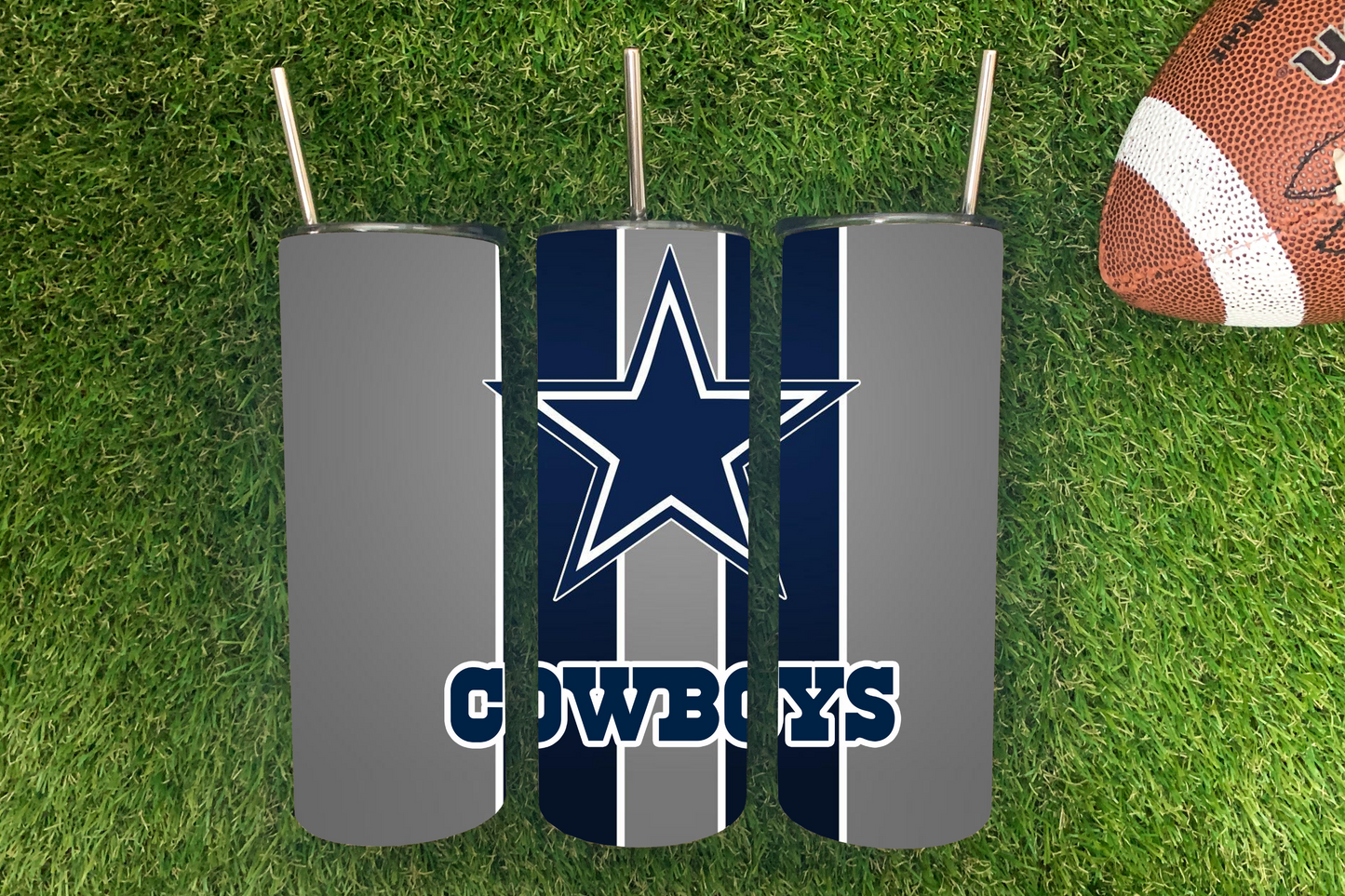 COWBOYS ORGINAL SKINNY TUMBLER